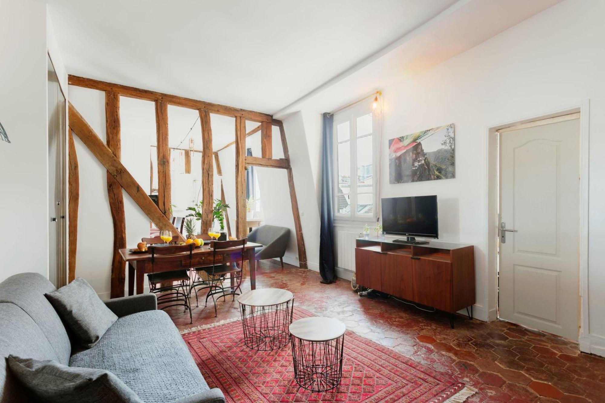 Appartement Central Paris 1Br Cozy Extérieur photo