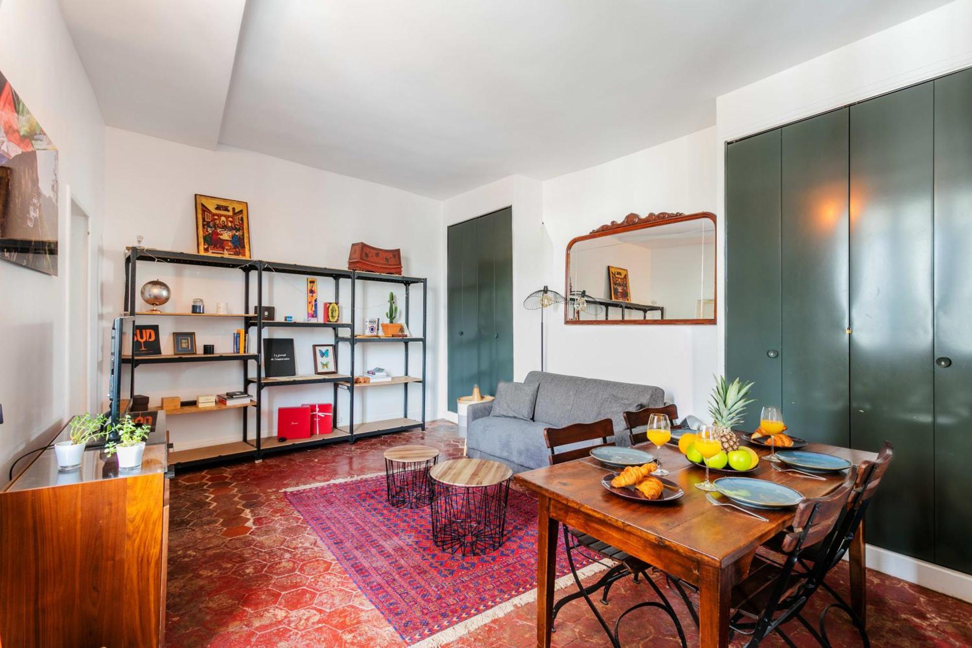 Appartement Central Paris 1Br Cozy Extérieur photo
