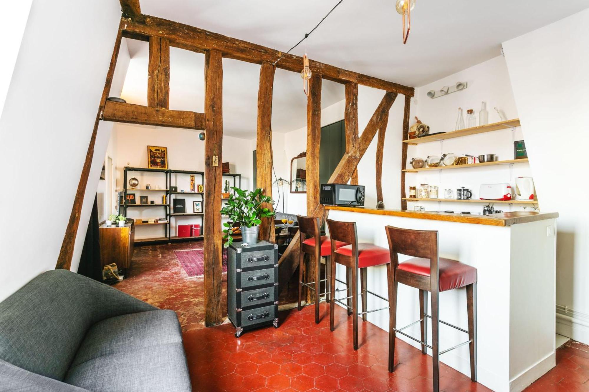 Appartement Central Paris 1Br Cozy Extérieur photo