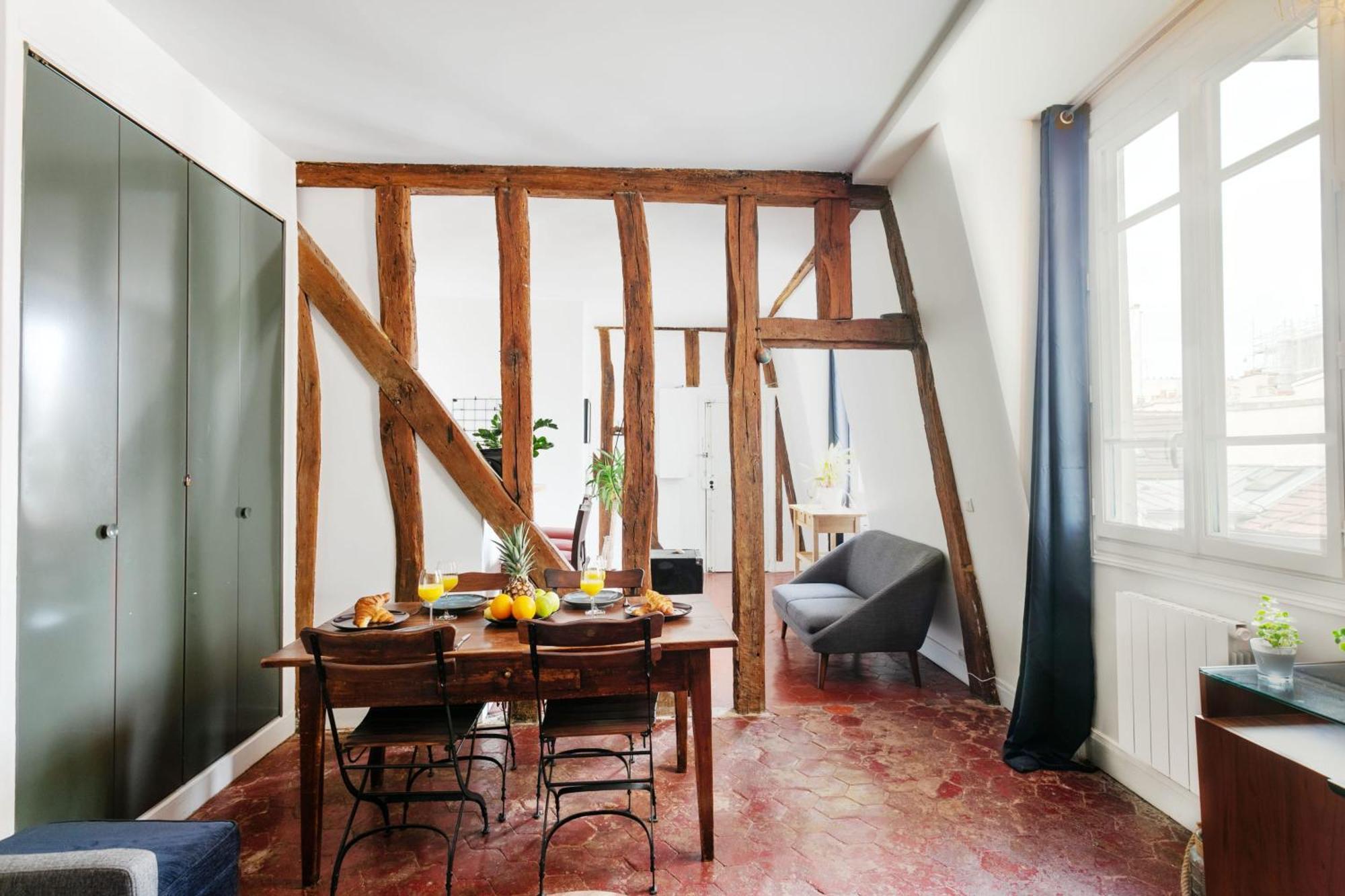 Appartement Central Paris 1Br Cozy Extérieur photo